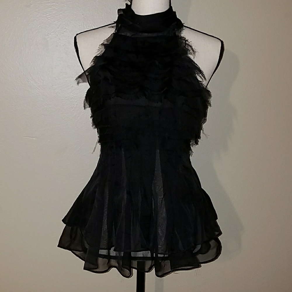 🍬OFFERS🍬 layered black top, size S